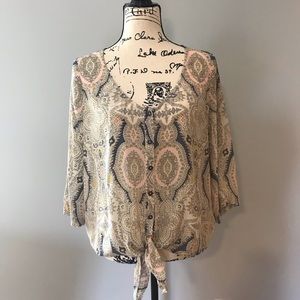 🍃100% Silk Gypsy 05 Medium Blouse